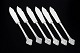 Evald Nielsen, set of six fish knives.