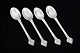 L'Art presents: Evald Nielsen, set of four coffee spoons.