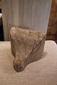Nice old, small wall shelf in wood with original marbled ...