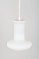 Holmegaard, opaline glass pendant lamp.