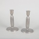 Just Andersen, set of two pewter candlesticks.