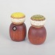 Denby and Digsmed, set of salt and pepper shakers.