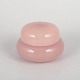 French pink opaline glass bonbonniere.