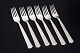 Raadvad, set of six Diplomat lunch forks, silver-plated ...