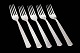 Raadvad, set of five  Diplomat lunch forks, ...