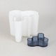 Alvar Aalto for Iittala, set of "Savoy" vase and bowl.