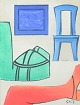 Hardy Strid, still life, acrylic on canvas, listed ...