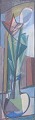 Scandinavian artist, still life with flower in vase, oil ...