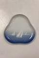 Danam Antik presents: Bing and Grondahl Seagull/Blue Tone with Sailing Ships Plat-de-Menage Tray No. 361/52D