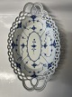 Blue Fluted GermanBread / Fruit DishLength. 30.0 cm.