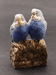 Royal Copenhagen Figurines Jeanne Grut 2 blue budgies on ...