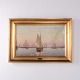 Oil Painting with Sailing Ships and Steamships in ...