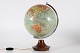 Vintage globeWooden stand with light inside