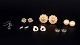 Set of Seven Pairs of Vintage Ear Clips / Earrings. ...