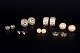 Set of Seven Pairs of Vintage Ear Clips / Earrings. ...