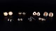 Set of Eight Pairs of Vintage Ear Clips / Earrings. ...