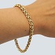 Antik Damgaard-Lauritsen presents: A bracelet of 14k gold, w. 5.5 mm