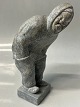 Soapstone figure shaped like a man, Greenlandic stone art.