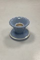 Danam Antik presents: Aluminia Sonja blue Candlestick