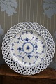 Blue Fluted Full Lace dish with openwork pattern from ...