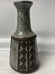 Frank Ceramics, Vase with brown shades.Height 19.0 cm.