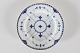 Stari Antik presents: Royal Copenhagen Blue Fluted Half LaceAntique Flat Plate with gold rim Ø 22 cm