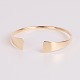 Hans Hansen Open Bangle 14 Karat Gold