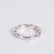 Osted Antik & Design presents: Ole Lynggaard Ring in 14-Carat White Gold with Hearts and Engraved “Forever Love”
