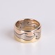 Osted Antik & Design presents: Georg Jensen Fusion Ring in 18-carat gold, featuring red gold, white gold, and ...