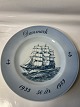 Antik Huset presents: Bing & Grondahl Plate School Ship Denmark Jubilee Ship Plate 50 years 1933 - 1983.