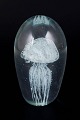 L'Art presents: Scandinavian art glass sculpture with jellyfish.
