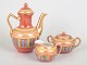 L'Art presents: Japanese Kutani Art Deco, three-piece coffee set.
