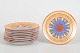 L'Art presents: Japanese Kutani Art Deco, set of ten plates.
