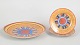 L'Art presents: Japanese Kutani Art Deco, set of three plates.