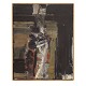Aabenraa Antikvitetshandel presents: Ingálvur av Reyni, 1920-2005, oil on canvas. "Pige" (girl). Signed and ...