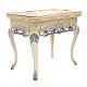 Aabenraa Antikvitetshandel presents: Rare faience tray top table manufactured in Morsø, Denmark, circa 1780. H: ...