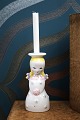 Nymolle Christmas angels in faience with yellow hair and ...