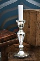 Antique, 19th century candlestick in mouth-blown Mercury ...