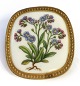 Royal Copenhagen. Flora Danica motif. Brooch / pendant ...