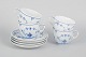 Royal Copenhagen Blue Fluted Plain, set of four large ...