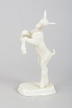 L'Art presents: Rosenthal, rearing goat figurine.