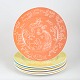 Javier Mariscal for Bidasoa, set of six large dinner plates.
