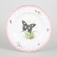 L'Art presents: Royal Copenhagen, antique hand-painted butterfly plate.