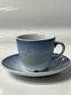 Bing & Grondahl Blue tone, Coffee cup with saucer, Iron ...