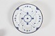 Stari Antik presents: Royal Copenhagen Blue Fluted Half LaceAntique dinner plate with gold rim Ø 25 cm