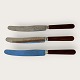 Moster Olga - Antik og Design presents: Raadvad6 steel knives with brown handles*175 DKK for the set