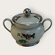 Moster Olga - Antik og Design presents: Green ValløCopenhagen Porcelain PaintingSugar Bowl*DKK 100