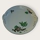 Moster Olga - Antik og Design presents: Green ValløCopenhagen Porcelain PaintingCake Dish with Handle*DKK 125