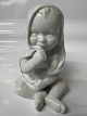 Royal Copenhagen Figurine, Boy after bathDec. no. 028.