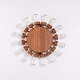 Digsmed Teak and Glass Spice Wheel with 18 Jars Denmark ...